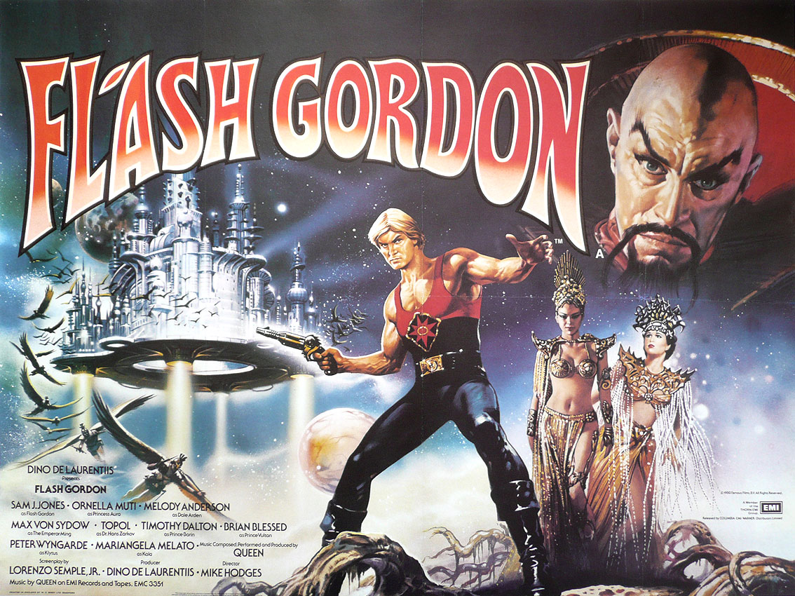 Classic Flash Gordon movie poster