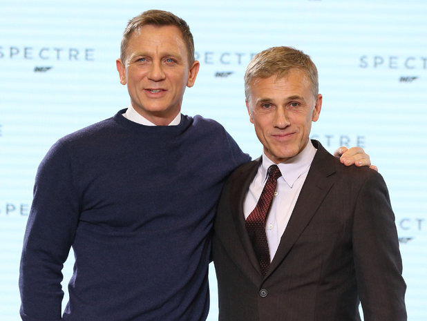Daniel Craig and Christoph Waltz. Mike Marsland/WireImage