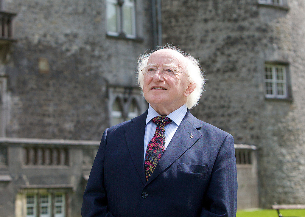 President honours Keep Kilkenny Beautiful group in the City today