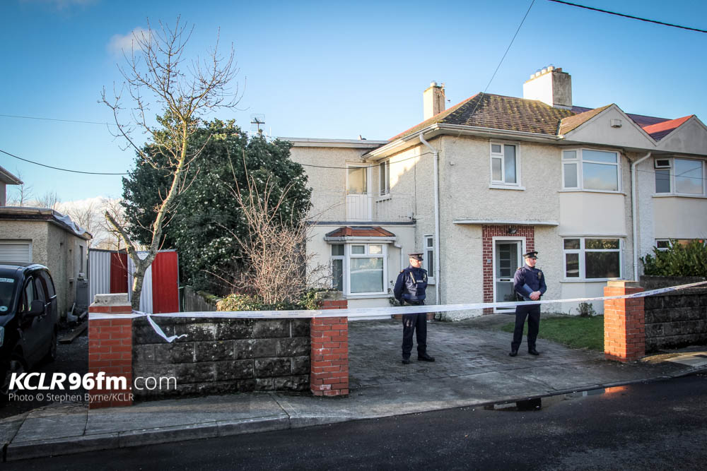 Scene of a fatal stabbing in Carlow town at Frederick Avenue on Wednesday 27 January 2016. Photo: Stephen Byrne/KCLR