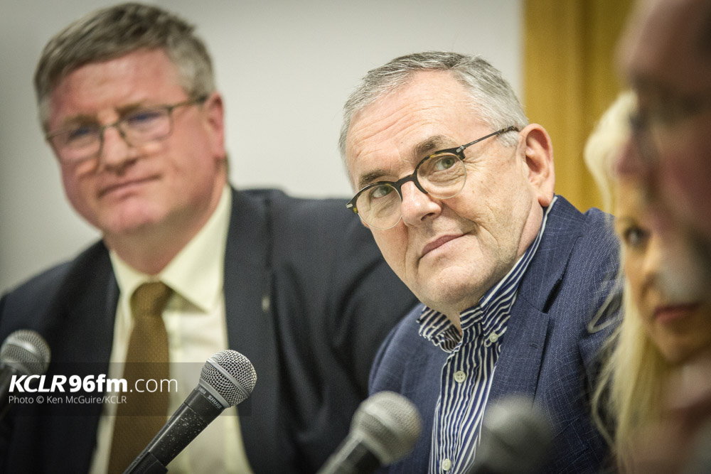 Fianna Fail's John McGuinness pictured during the KCLR Election debate in February 2016. Photo: Ken McGuire/KCLR