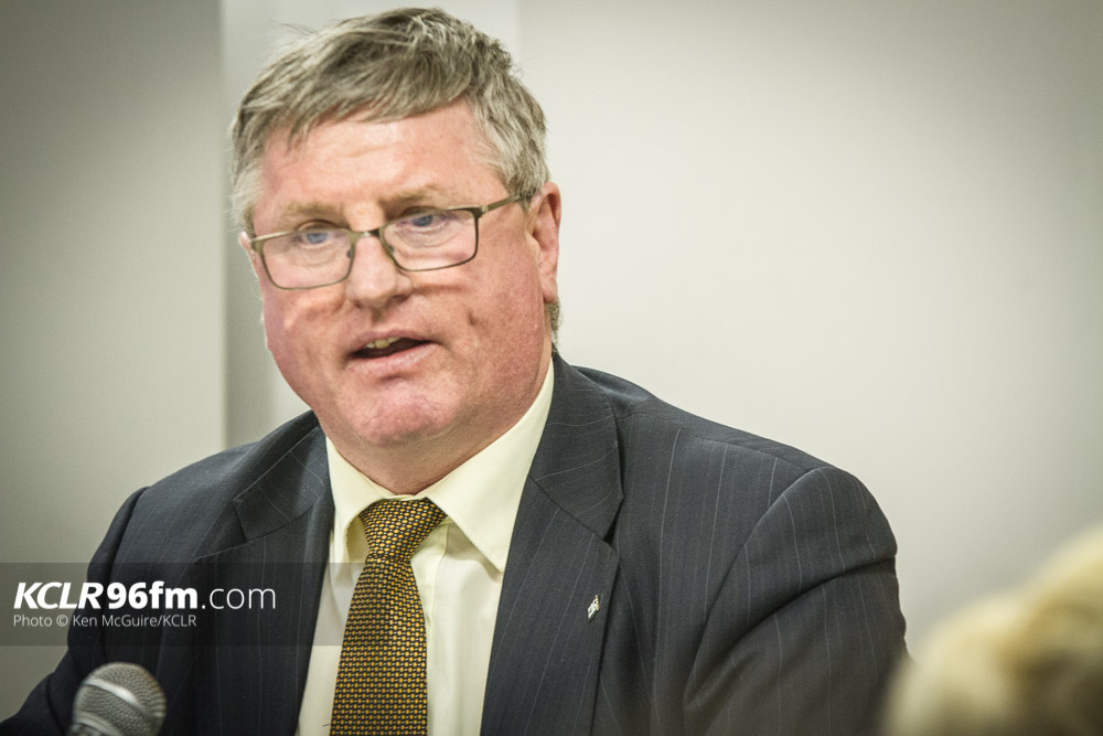 Fianna Fail's Bobby Aylward pictured during the KCLR Election debate in February 2016. Photo: Ken McGuire/KCLR