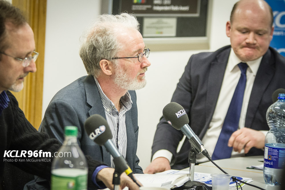 The Green Party's Malcolm Noonan pictured during the KCLR Election debate in February 2016. Photo: Ken McGuire/KCLR