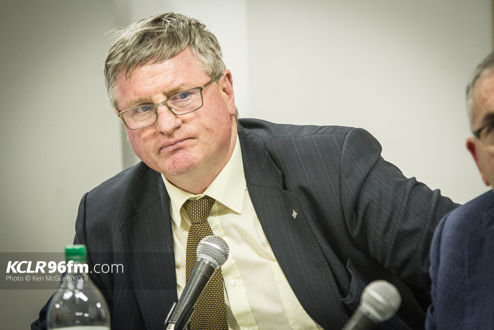 Fianna Fail's Bobby Aylward pictured during the KCLR Election debate in February 2016. Photo: Ken McGuire/KCLR