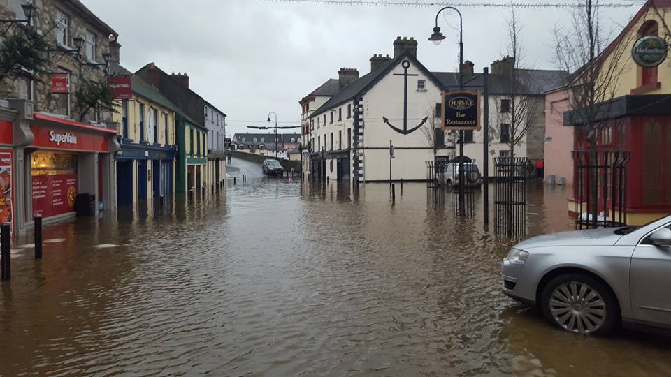 Flooding in Kilkenny in 2016.