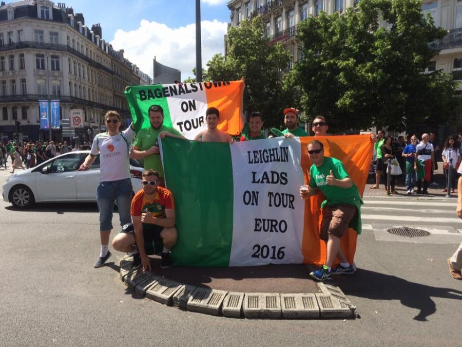 Carlow and Kilkenny Irish soccer fans gear up for an historic game this afternoon