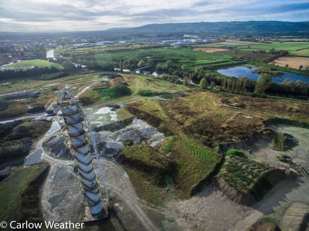 Limekiln on old Carlow Sugar Factory site. Credit: Carlow Weather on Facebook