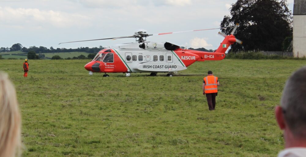 Rescue Helicopter. PIC: Stephen Byrne/KCLR