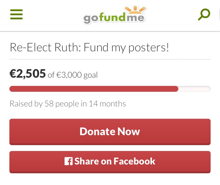 TD Ruth Coppinger closes a campaign ‘gofundme’ page 13 months after being re-elected