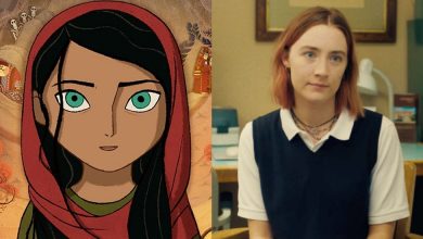 The Breadwinner (left) and Saoirse Ronan in Ladybird (right)