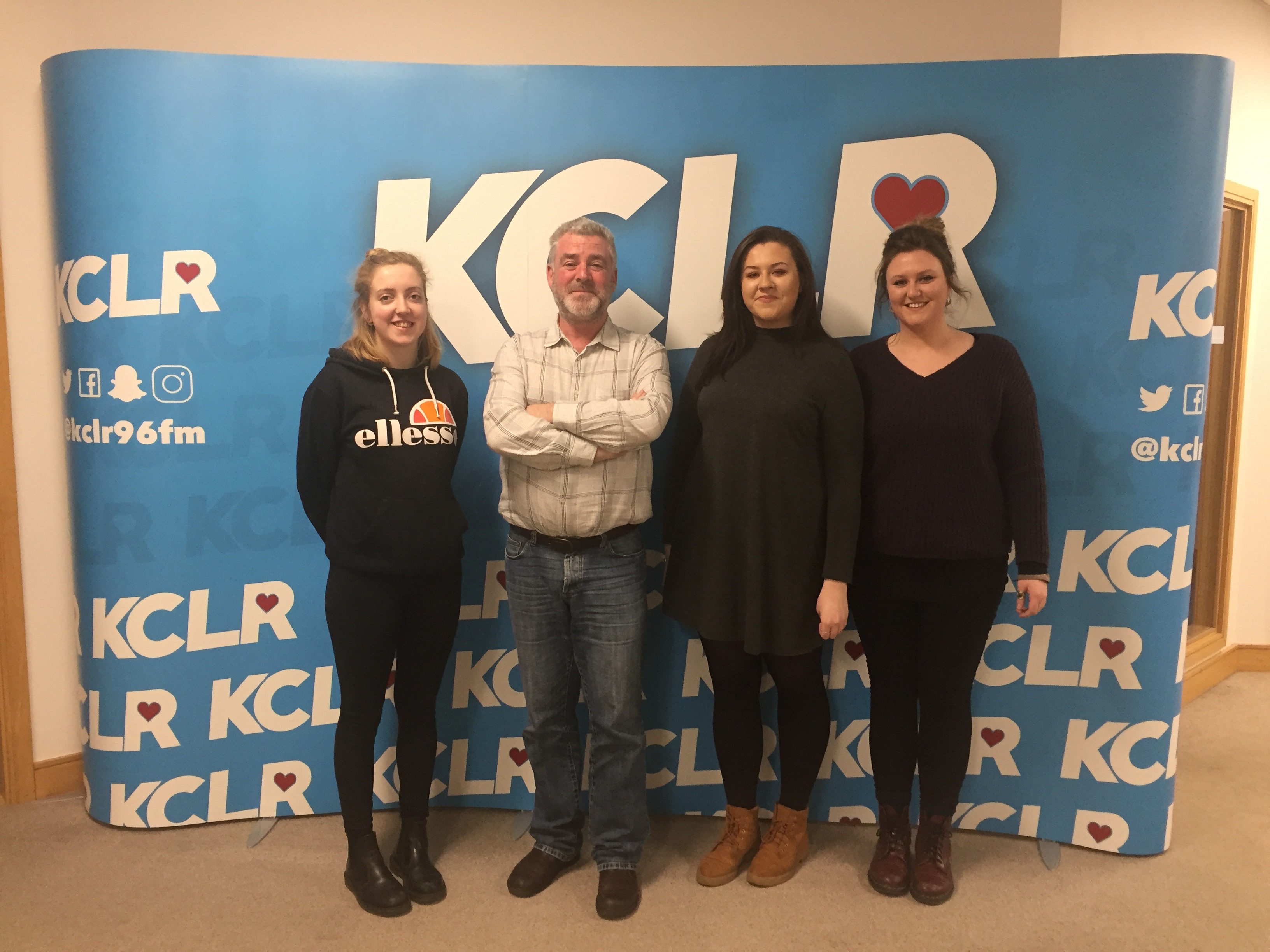 Kilkenny band "Sola": Clare Lynch, Siobhan Cody and Bridget Cody, In a Studio 2 Session at KCLR with Martin Bridgeman for "Ceol Anocht