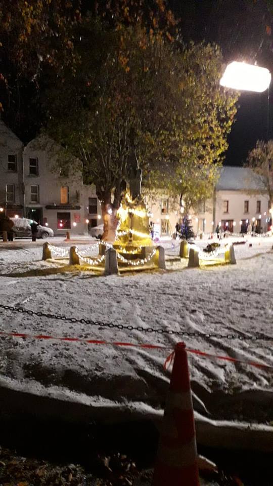 Walking in a winter wonderland … in November?
