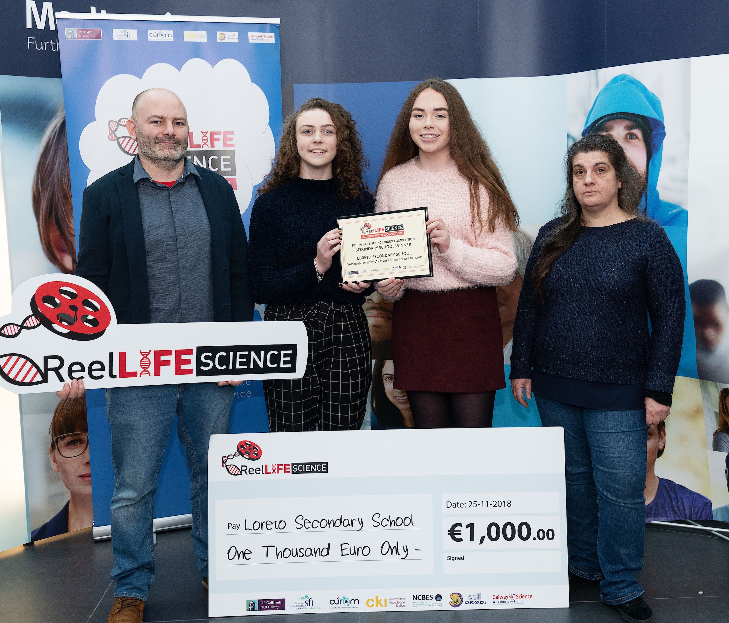 Kilkenny & Carlow schools collect prizes in nationwide ReelLIFE Science  video competition
