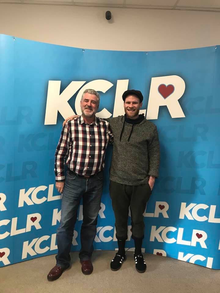 Paddy Mulcahy with Martin Bridgeman for a Studio 2 Session for Ceol Anocht on KCLR