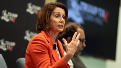 "Nancy Pelosi" by Gage Skidmore is licensed under CC BY-SA 2.0