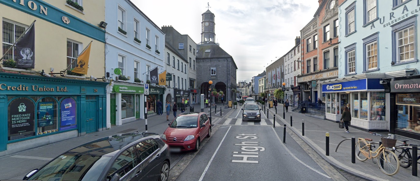 Image: High Street, Kilkenny (From Google Maps)