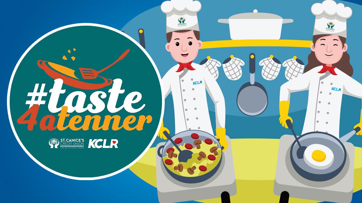 #taste4atenner with KCLR and St. Canice's Credit Union
