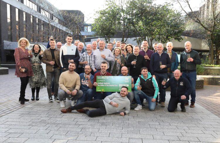 Syndicate from South East company collects €1million+ cheque from Lottery HQ