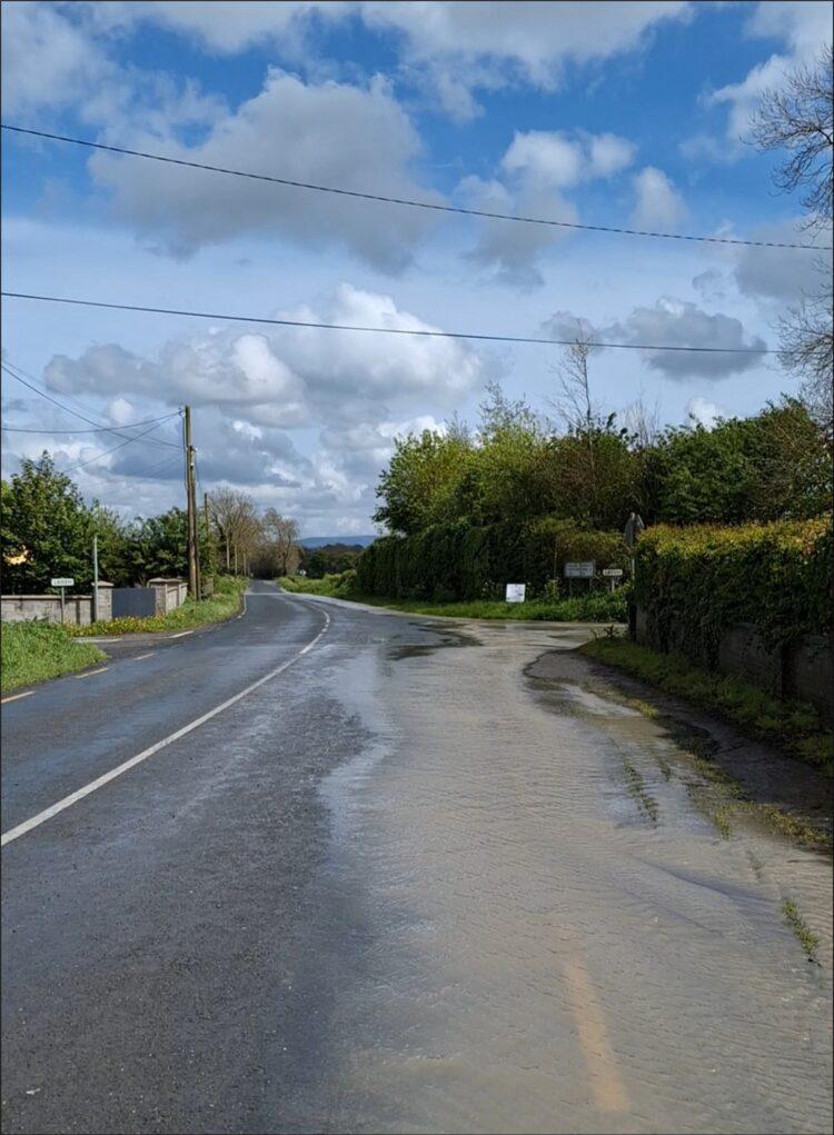 Water issues that impacted traffic flow on a County Carlow route have been resolved
