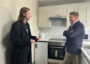 “I’m very hopeful for the future” says young man who was given keys to his new home in Carlow during ministerial visit