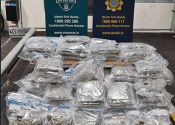 Two people arrested following separate drugs seizures in Wexford and Dublin with a combined value of €3,680,000