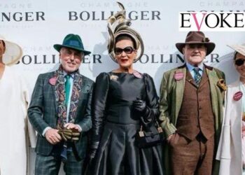 Carlow style queen wins again at Punchestown wearing a dress by a Kilkenny designer