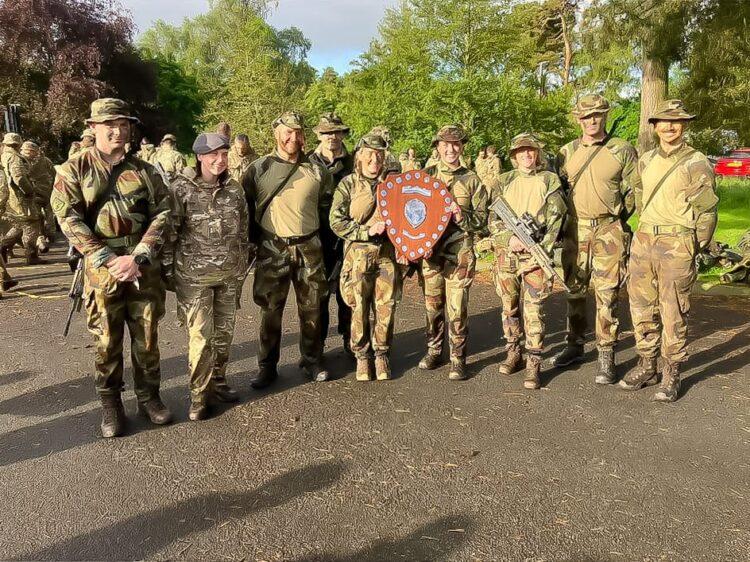 Irish Defence Unit celebrates victory in Exercise Arduous Serpent