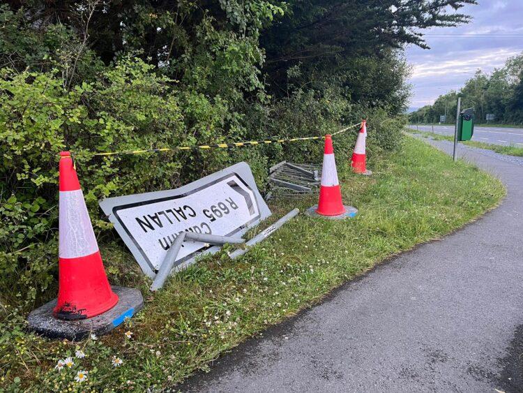 “Thank God there was nobody injured seriously” says Callan Councillor Joe Lyons of crash outside the County Kilkenny town
