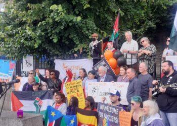 Protesters have taken to the streets of Kilkenny again over immigration concerns