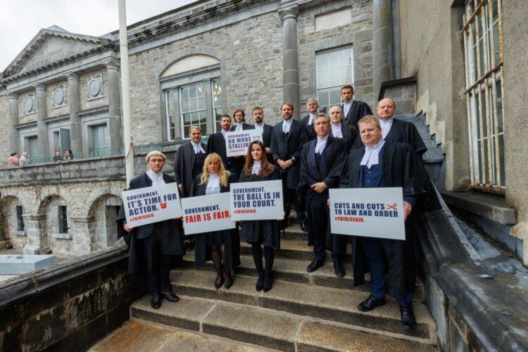 Barristers begin industrial action today with strike dates in the three weeks and protests at courthouses including in Kilkenny city