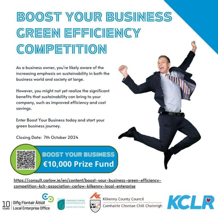 The KCLR Daily: Boost Your Business- Green Efficiency Competition; Ronan Murphy of Vision Green