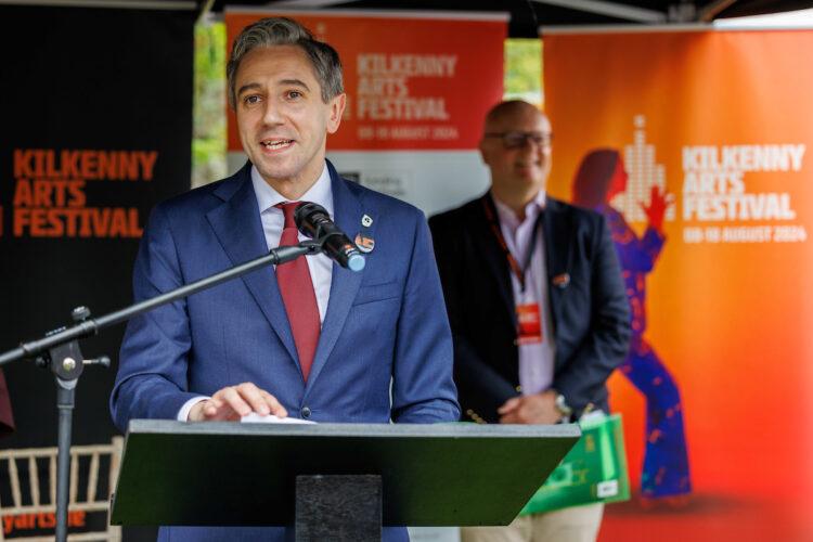 “If I wasn’t from Wicklow I’d like to be from this city” says An Taoiseach Simon Harris while launching Kilkenny Arts Festival
