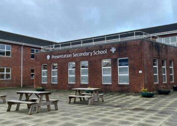 Scale of Kilkenny school’s new building captured in aerial footage