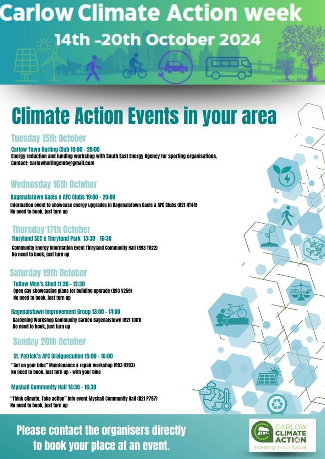 Climate Action Week Underway In Carlow And Kilkenny