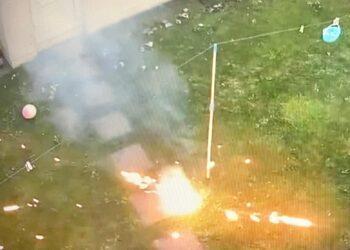 “There’s a fear there now” says local man after fireworks were flung into his garden on Carlow Laois border moments after his infant child left the space