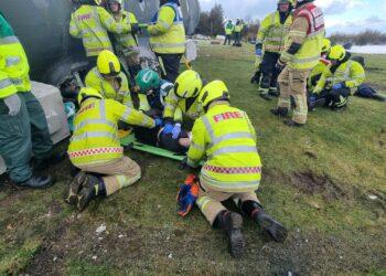 Emergency services personnel from Carlow, Kilkenny, Wexford and Waterford put through paces at staged plane crash on Mount Leinster