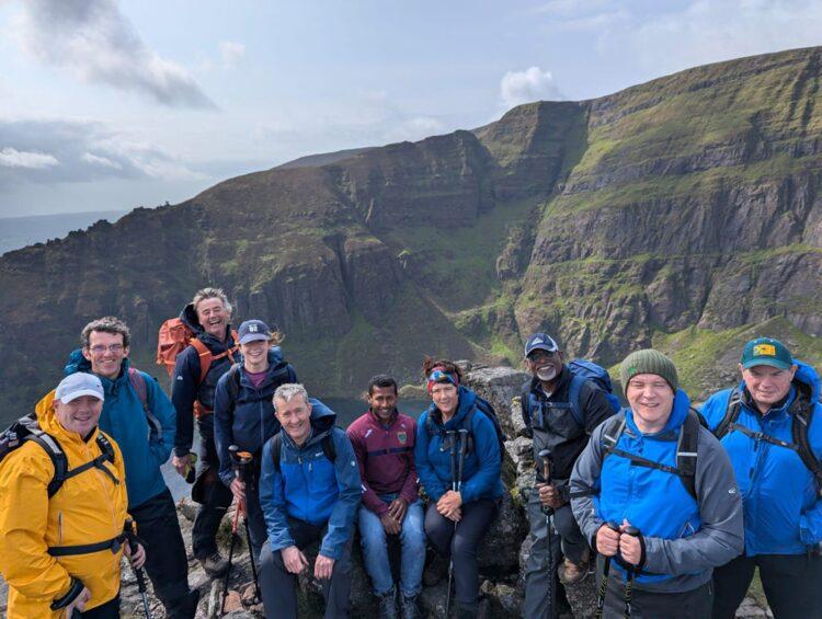 Tirlán employees take on Two Peak Challange for Aware