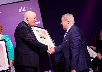 A Kilkenny man picked up an award at the NHI care awards recently