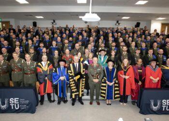 200+ members of the Irish Defence Forces awarded at SETU Carlow campus