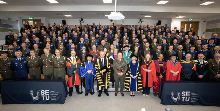 200+ members of the Irish Defence Forces awarded at SETU Carlow campus