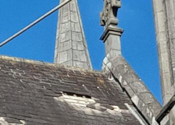 Storm Darragh lifts slates off one of Kilkenny city’s oldest buildings