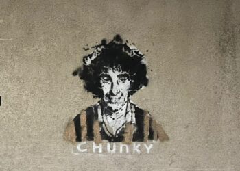 Street art: Kilkenny's Chunky O'Brien added to walls at Nowlan Park.