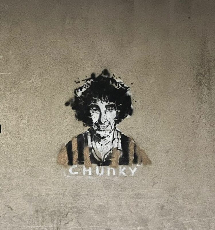 Street art: Kilkenny's Chunky O'Brien added to walls at Nowlan Park.