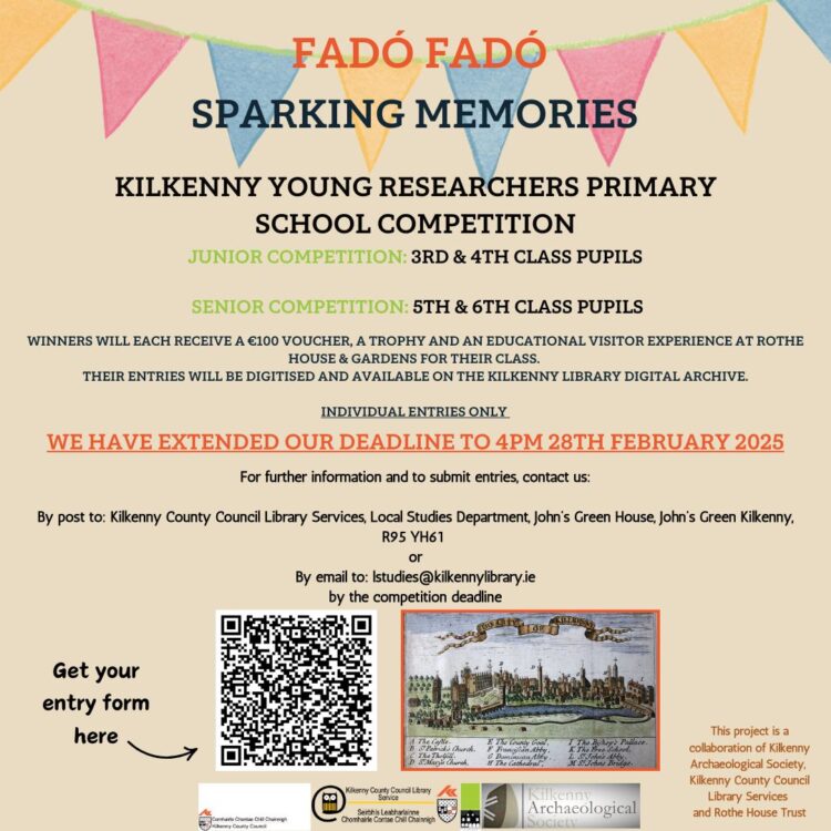Extra time allocated for Kilkenny History school project