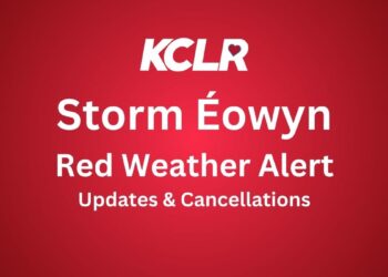 Storm Éowyn Red Weather Alert Updates on KCLR