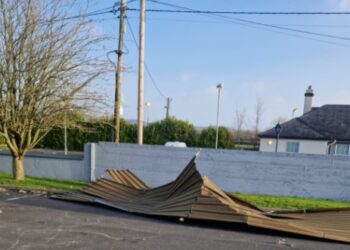 “Please stay away from Mooncoin GAA complex” pleads club Vice Chair after roof damage caused by Storm Éowyn