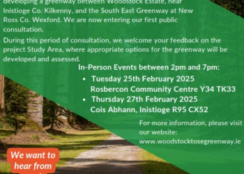 Public meeting to discuss new greenway loop connecting Woodstock Estate to South East Greenway