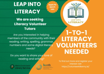 New volunteering opportunity to support literacy in Kilkenny