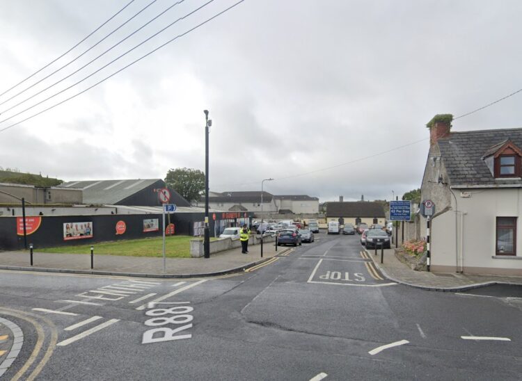 Emergency services attending scene of traffic incident in Kilkenny city
