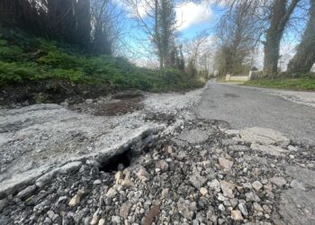 Concerns raised by County Kilkenny residents re road conditions in their area